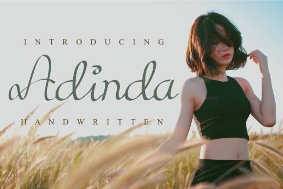 Adinda: A Modern Handwritten Script for Creative Projects