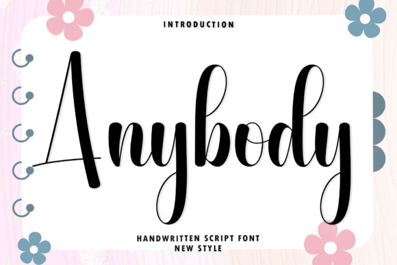 Anybody: The Fluid Script Font for Elevated Design