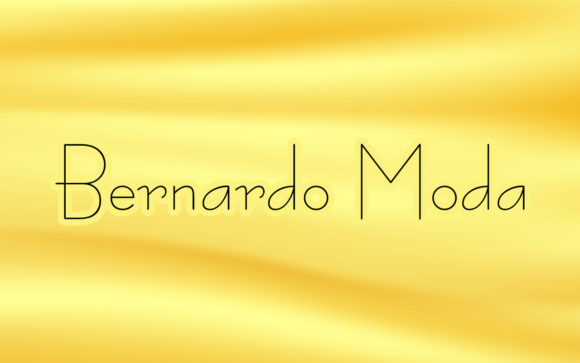 Bernardo Moda: A Script Font for Ideas That Need to Speak