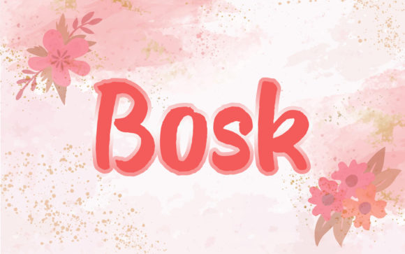 Bosk: The Script Font That Brings Ideas to Life