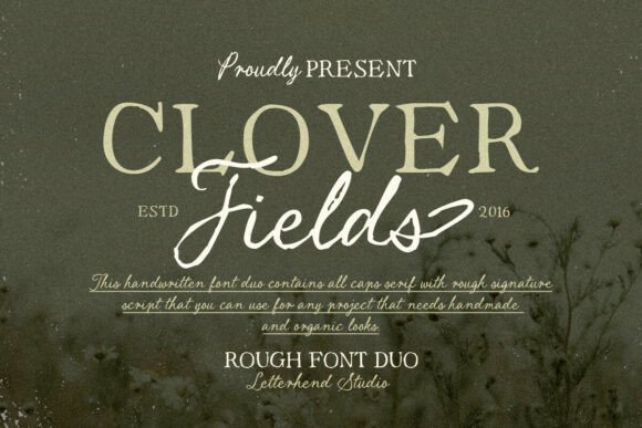 Clover Fields: A Font That Feels Like Home