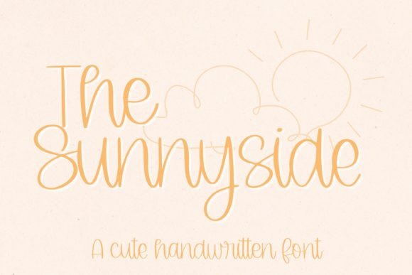 Discover The Sunnyside: A Handwritten Script Font