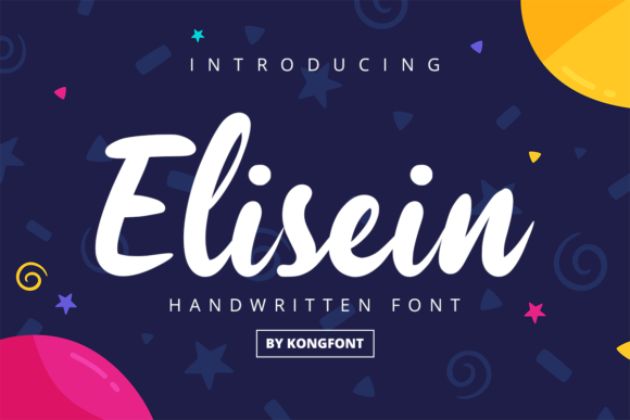 Elisein: The Playful Handwritten Script for Modern Creators