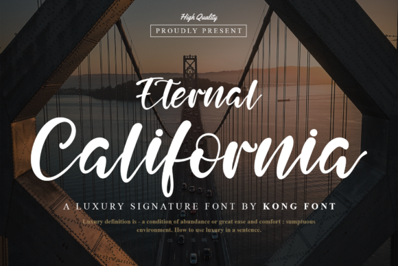 Eternal California: A Handwritten Font for Modern Creatives