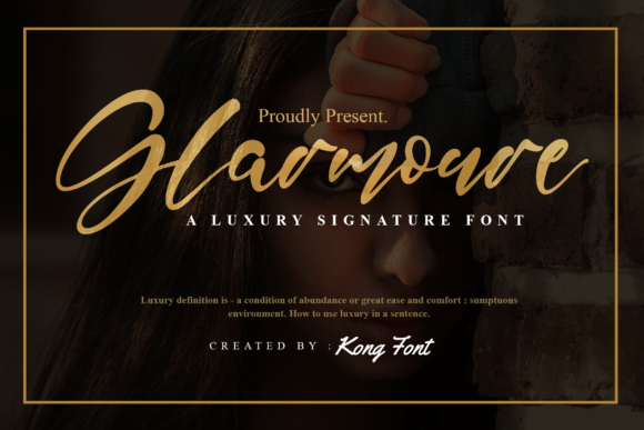 Glarmoure: A Handwritten Font for Modern Designs
