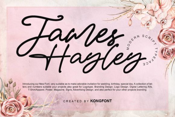 James Hayley: A Script Font for Authentic Branding