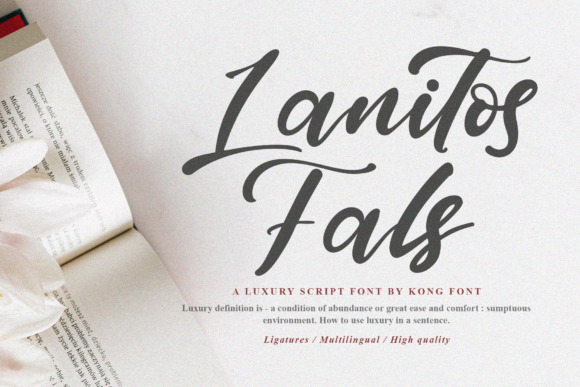 Lanitos Falls: A Modern Script Font for Creative Projects
