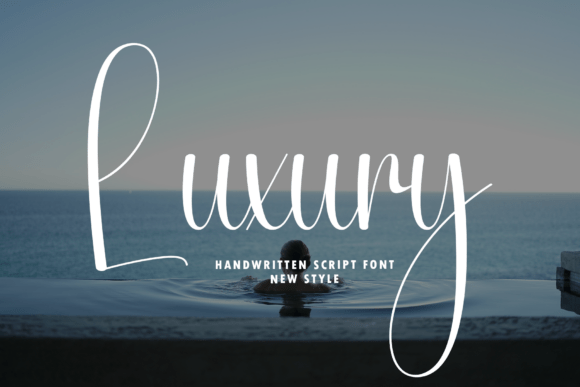 Luxury: A Script Font for Modern Elegance