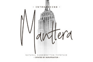 Manterra: The Authentic Handwritten Font for Modern Brands