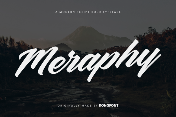 Meraphy: A Playful Handwritten Script for Modern Projects
