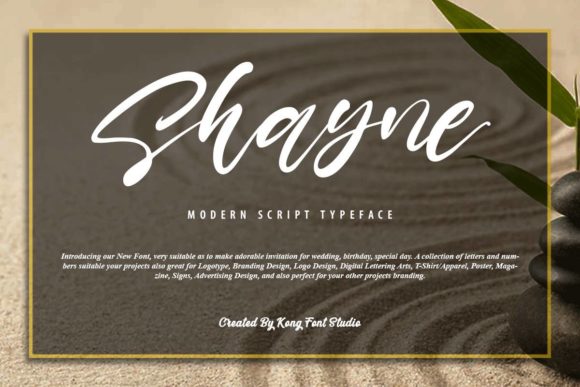 Shayne: A Handwritten Script for Modern Creatives