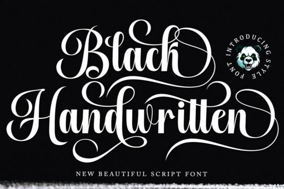 The Allure of Black Handwritten: A Designer's Guide