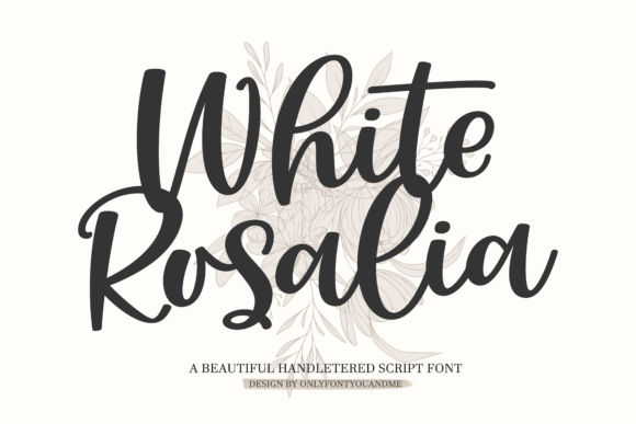 White Rosalia: The Elegant Script for Memorable Design